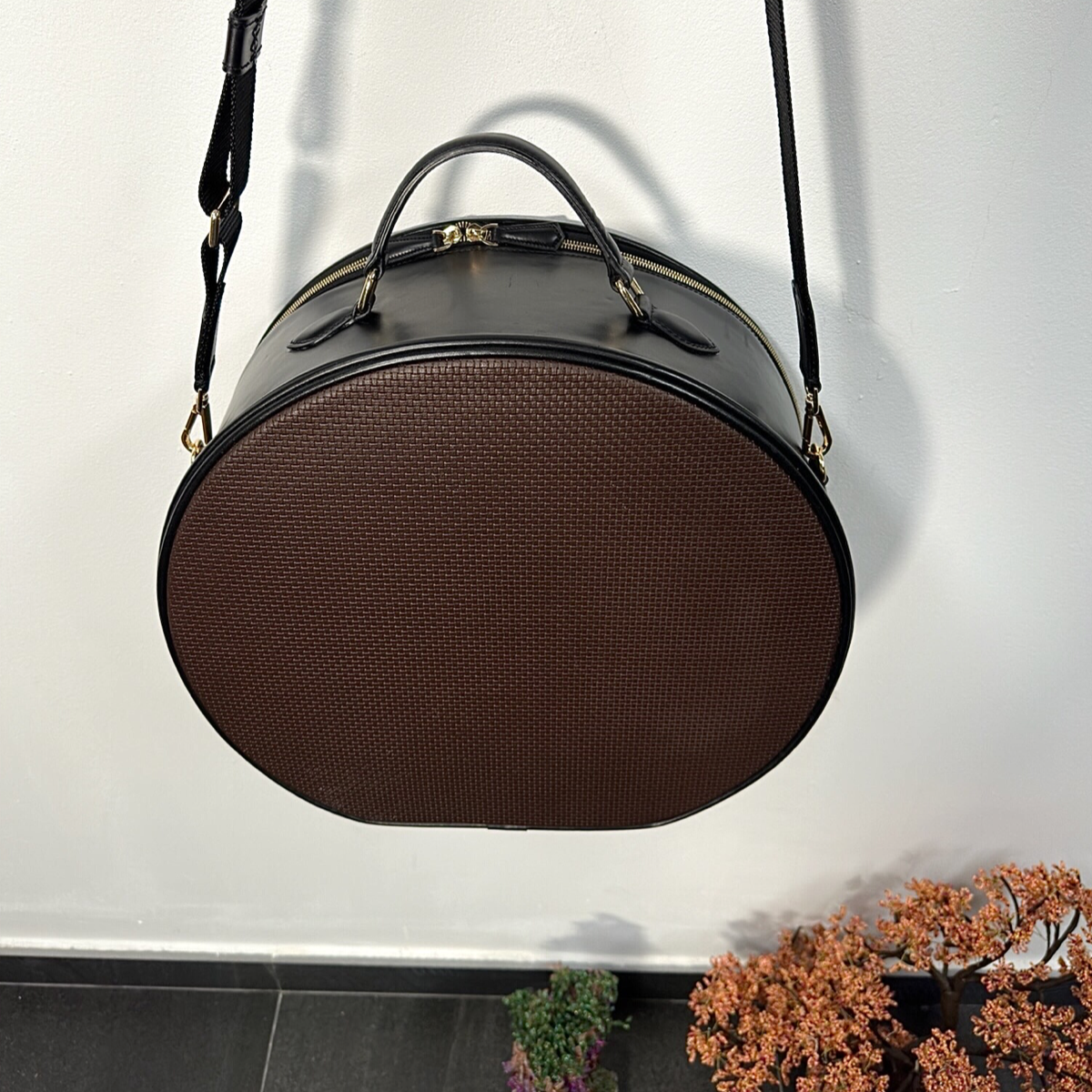 Leather Hat Travel bag