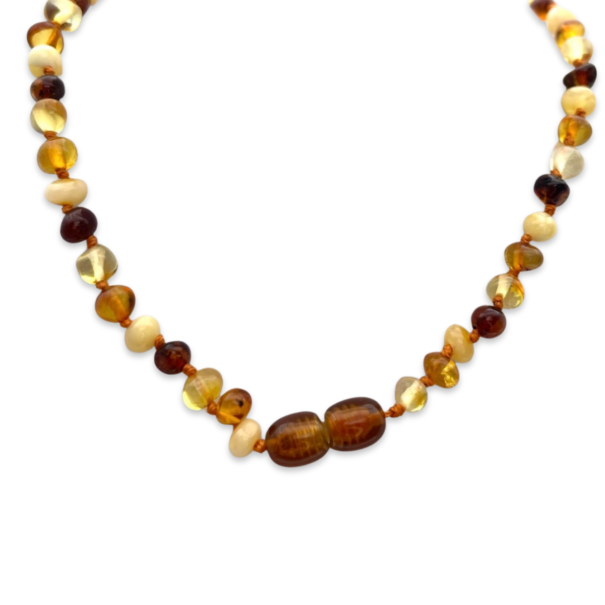 Baby amber beads