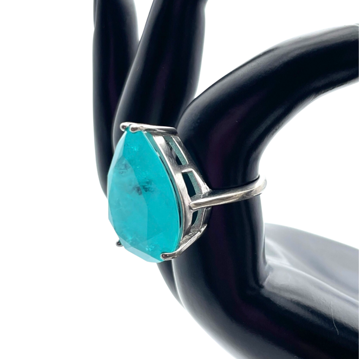 Silver ring Paraiba