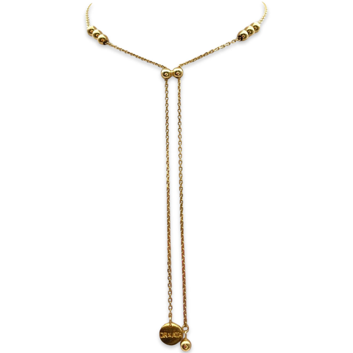 Espacio transforming necklace gold plated