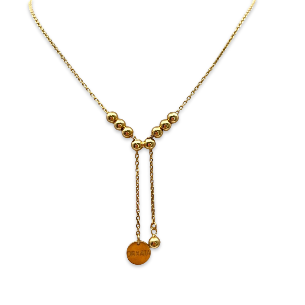 Espacio transforming necklace gold plated