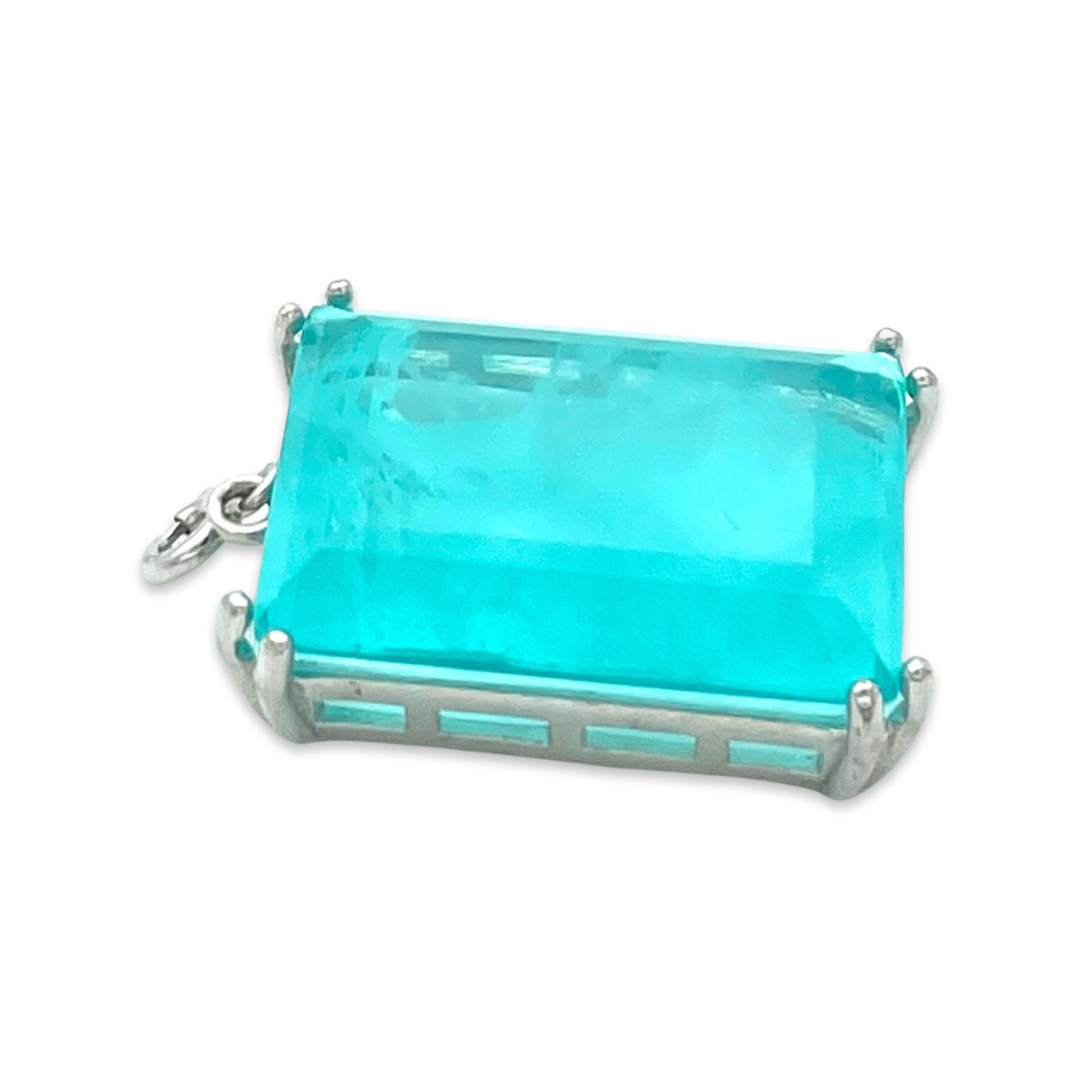 Silver pendant Paraiba