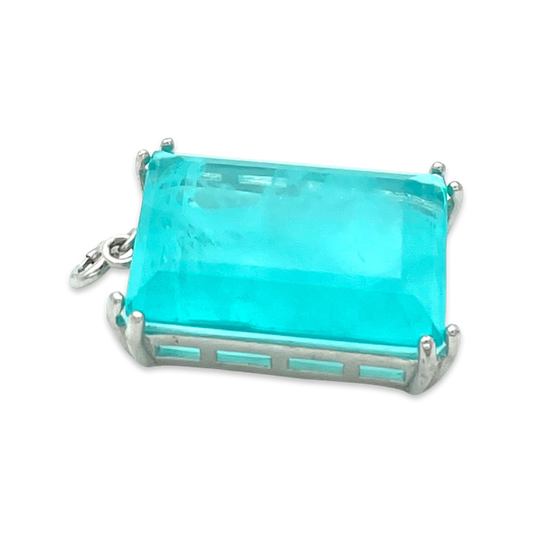 Silver pendant Paraiba