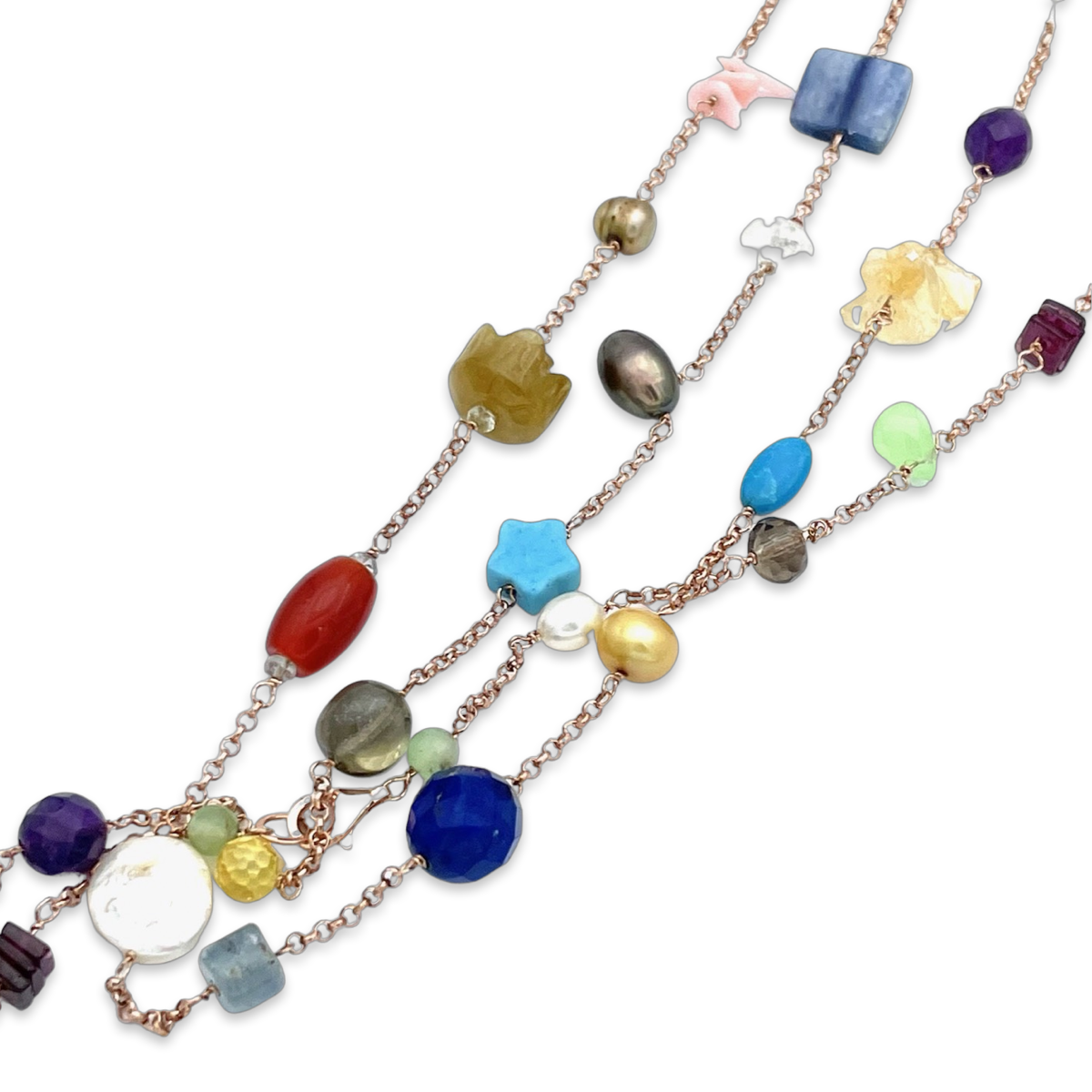 Necklace multistone