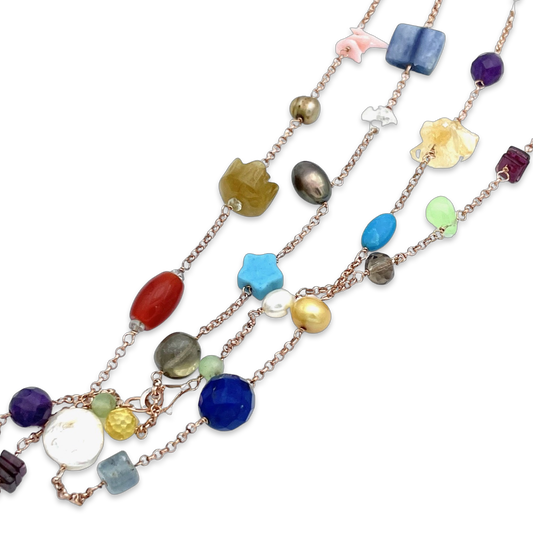 Necklace multistone