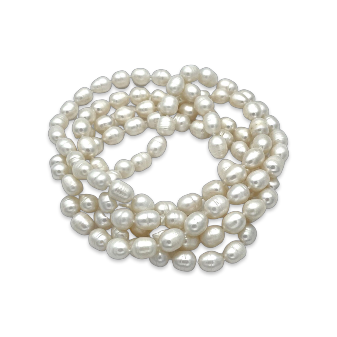 Bead necklace Pearl