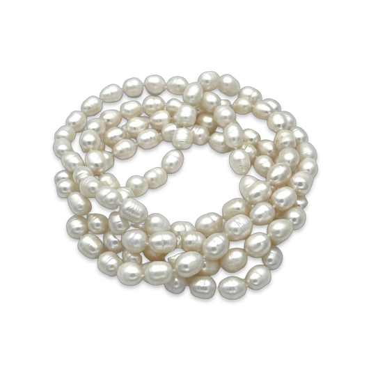 Bead necklace Pearl