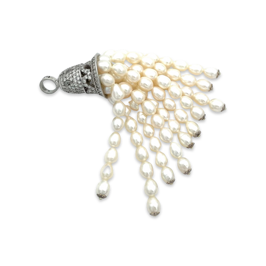 Bead necklace Pearl