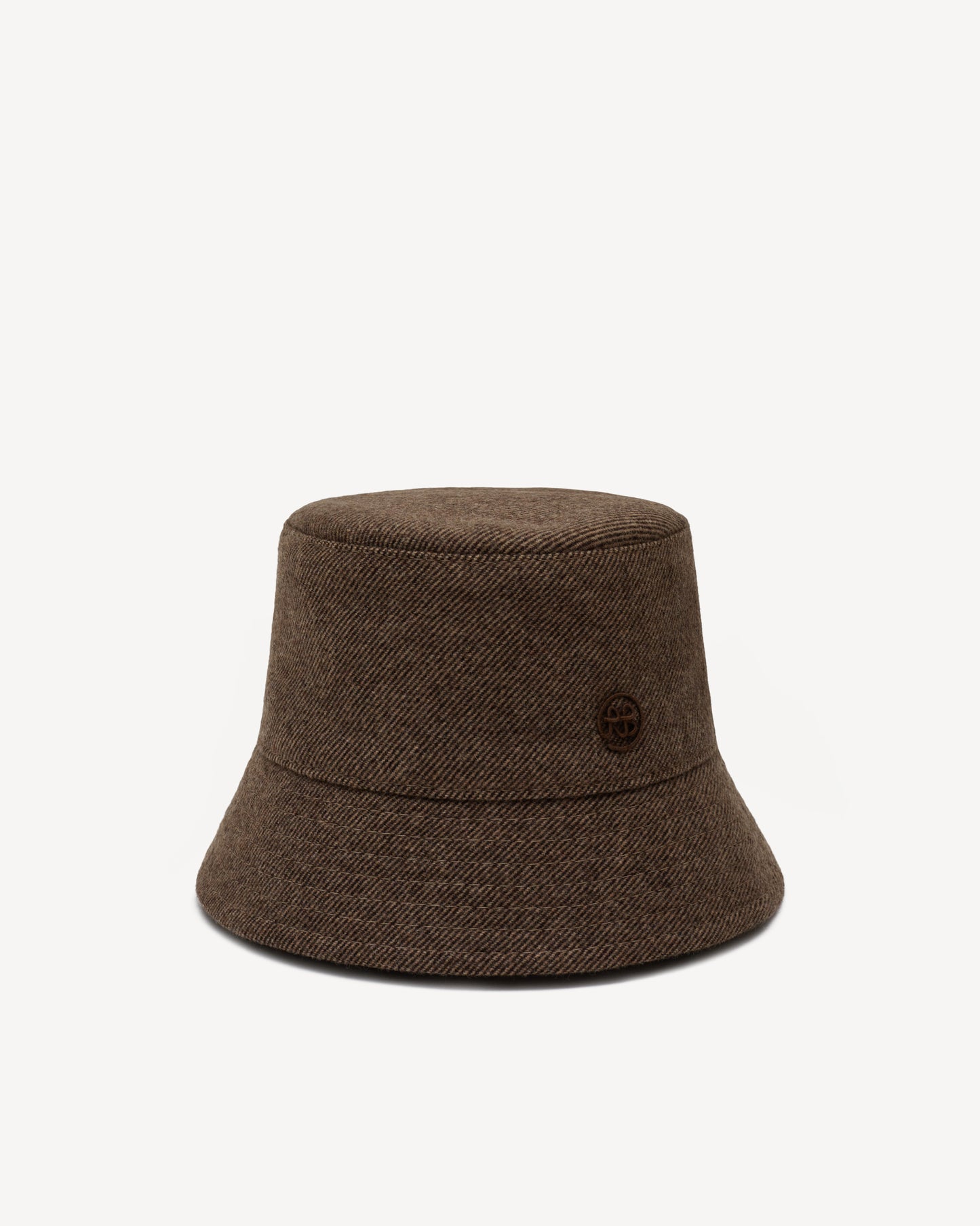 Lampshade wool-blend bucket hat