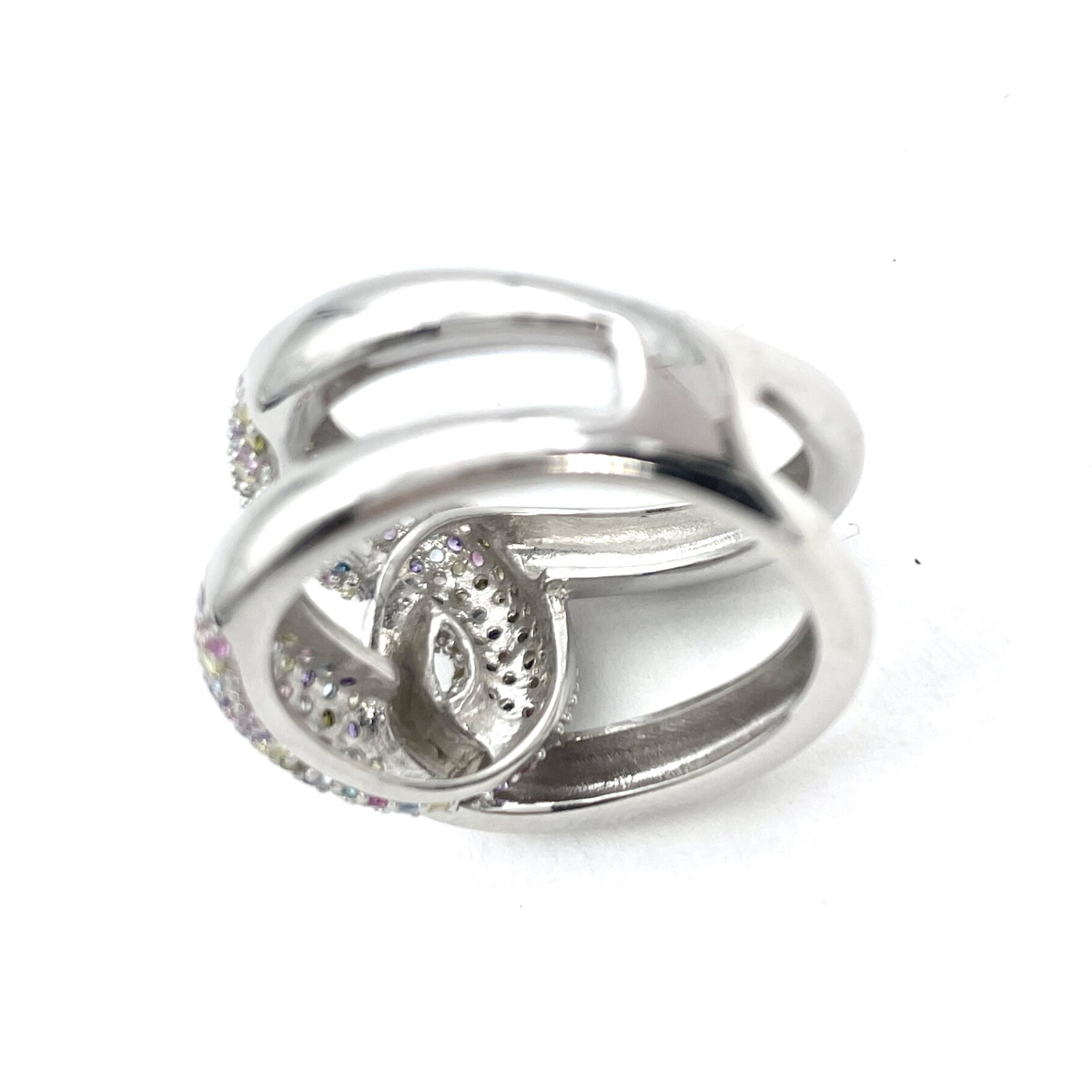 Colourful Silver Ring