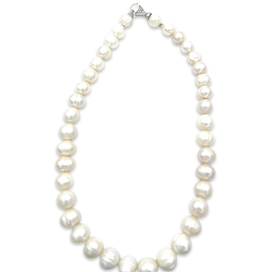 Bead necklace Pearl