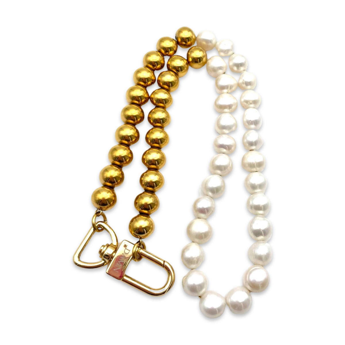 Pearl Beaded Chain gold plated