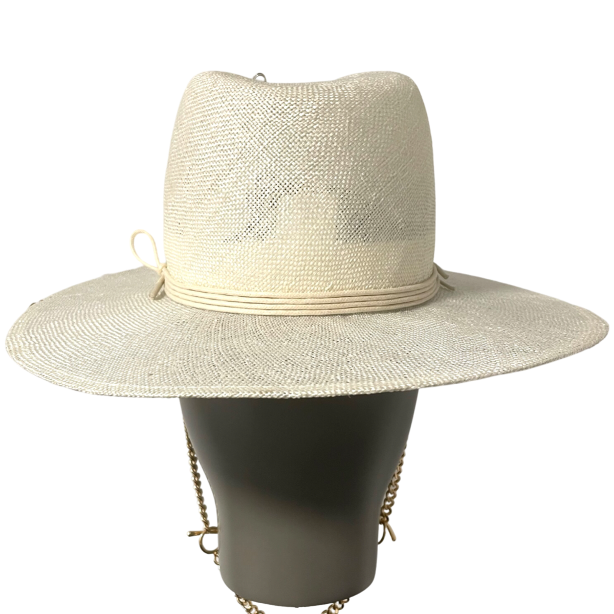 Chain Strap Fedora Hat