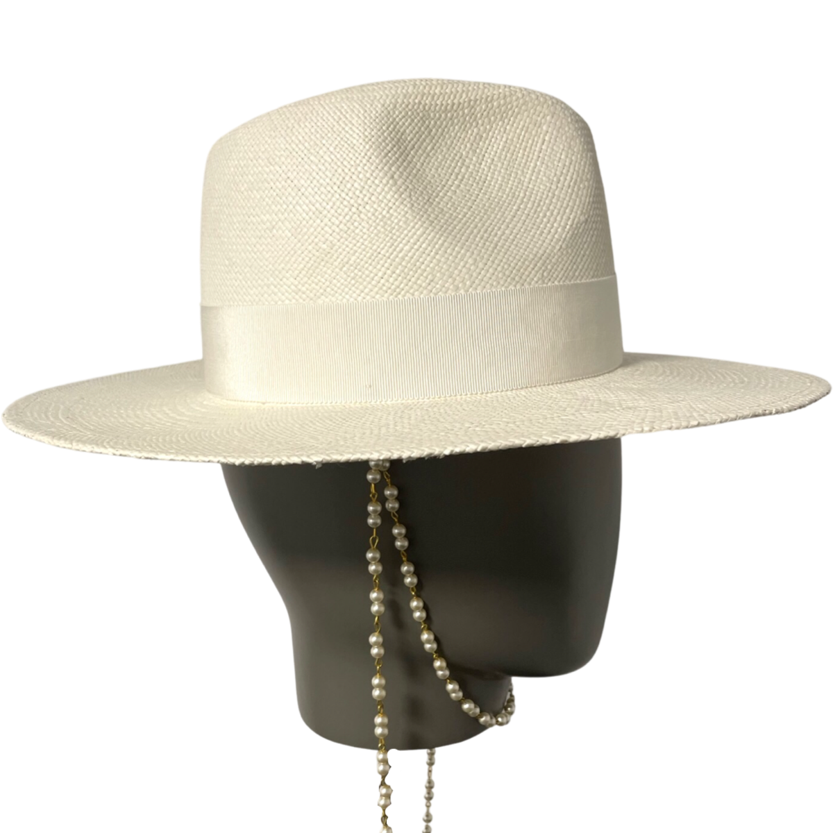 Double Chain Strap Fedora Hat