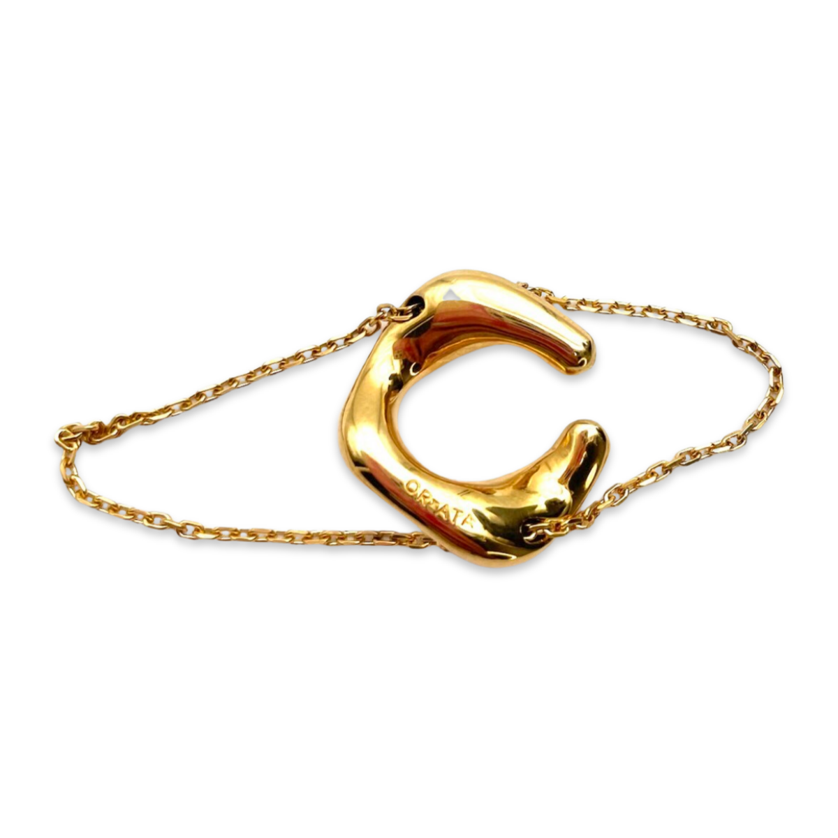 Gold-plated cuff - ring Entreno