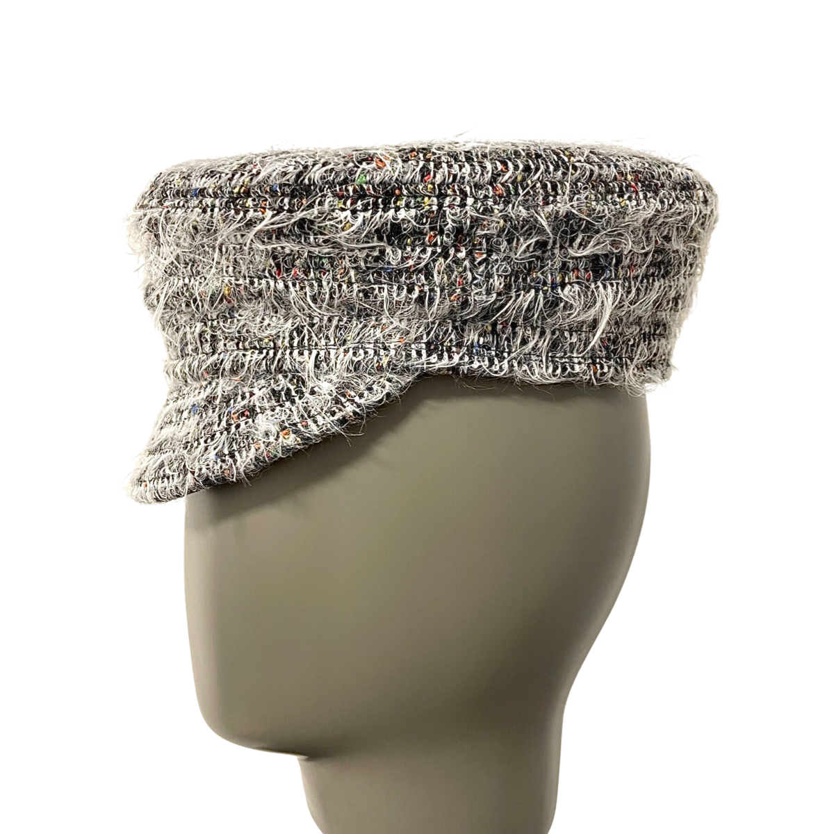 Shaggy cotton-blend Baker Boy Cap