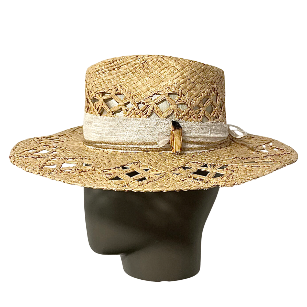 Summer Spirit Raffia Hat