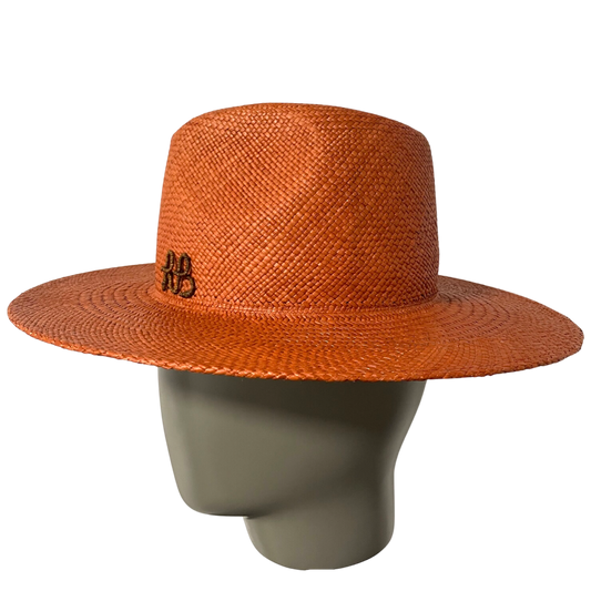 Monogram-embellished Fedora Hat