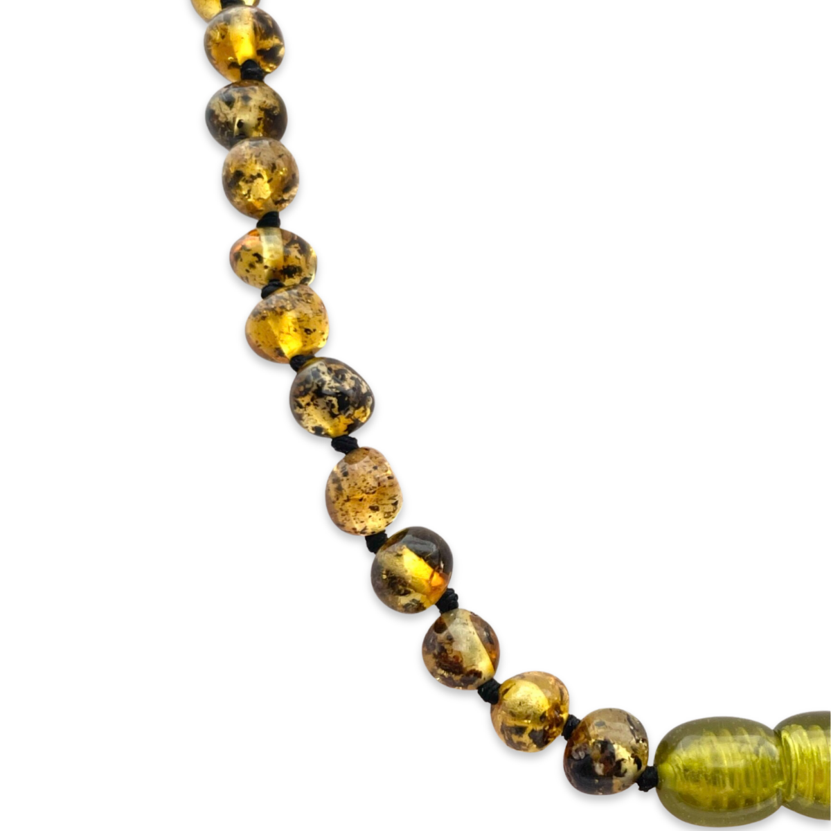 Baby amber beads