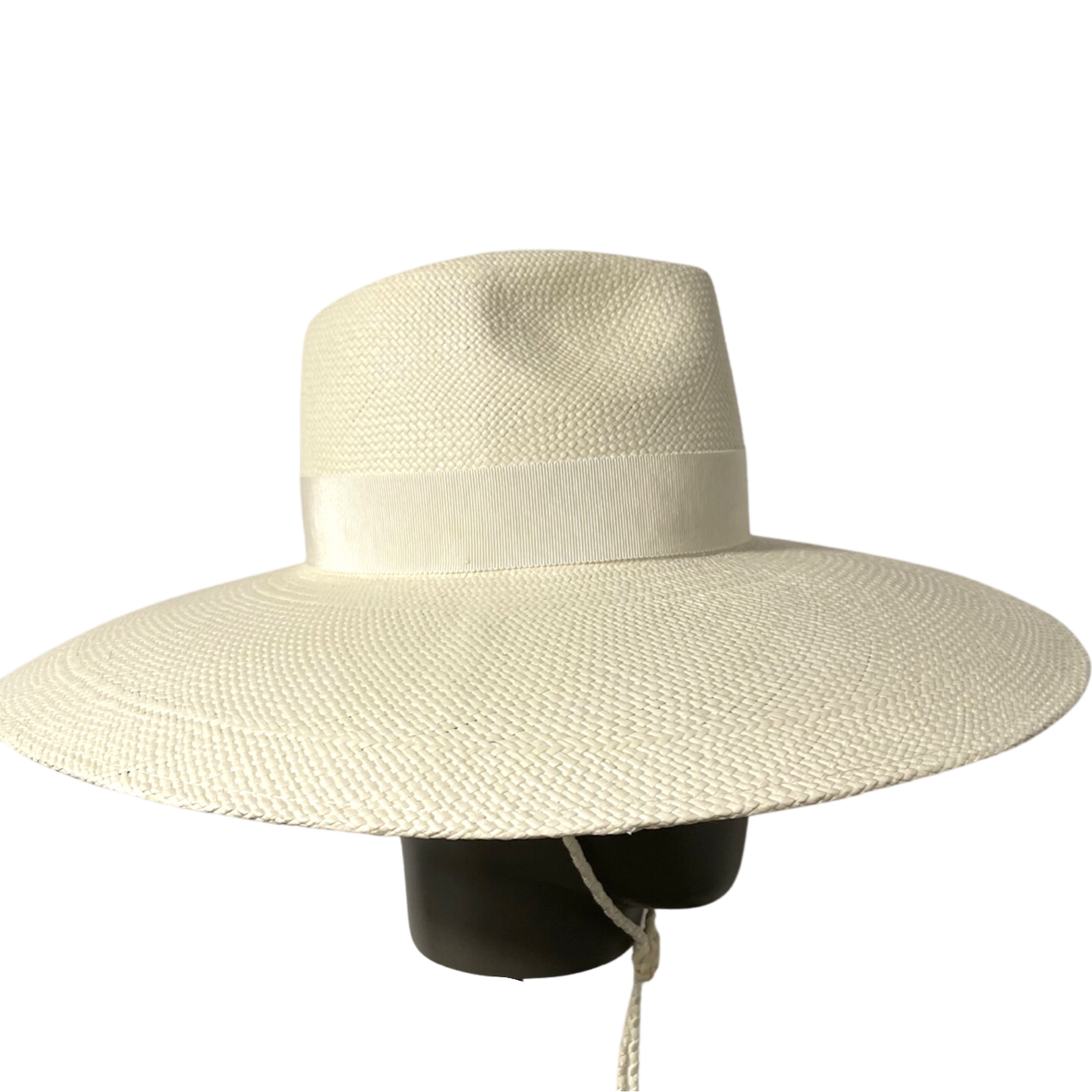 Monogram-embellished Wide Brim Fedora Hat