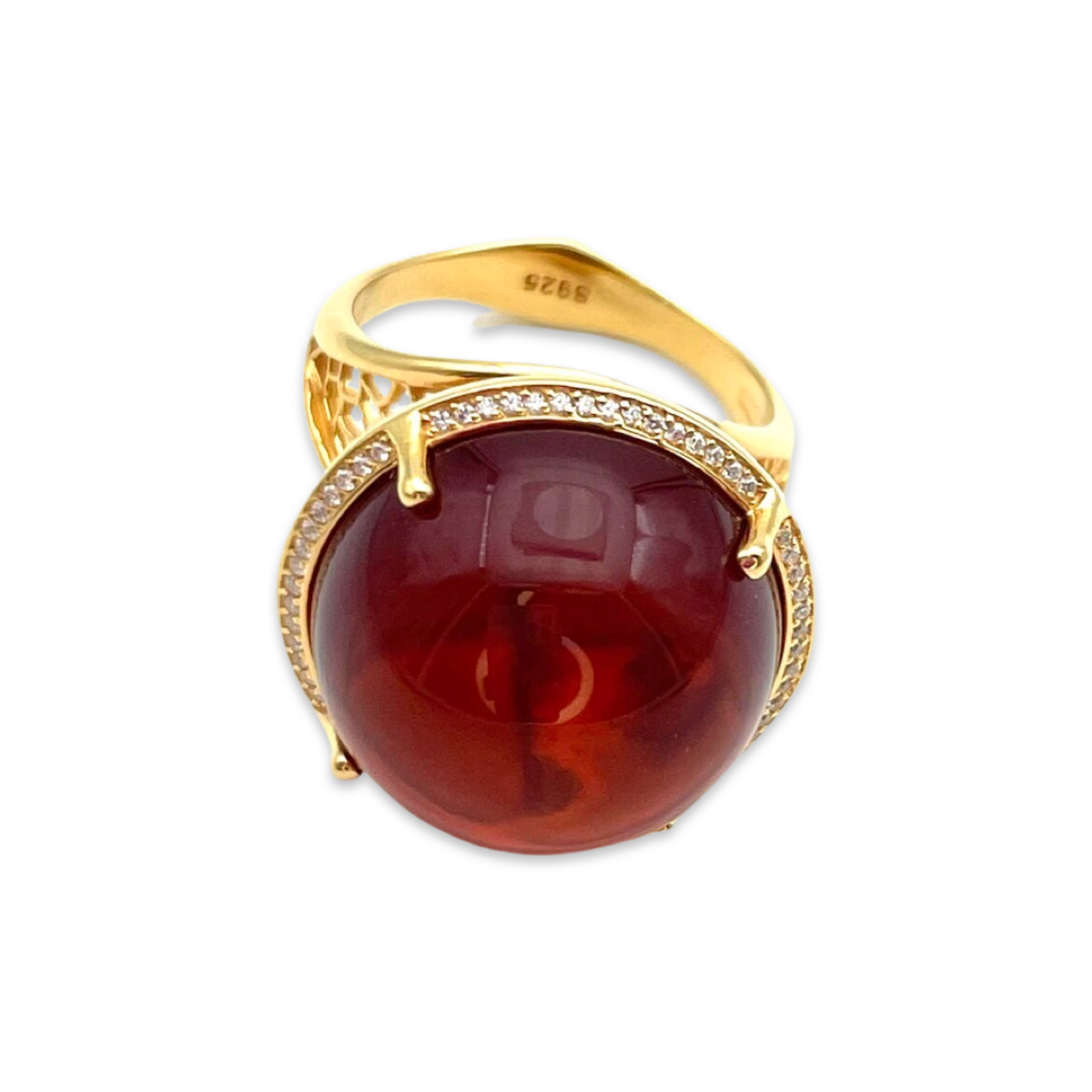 Amber ring