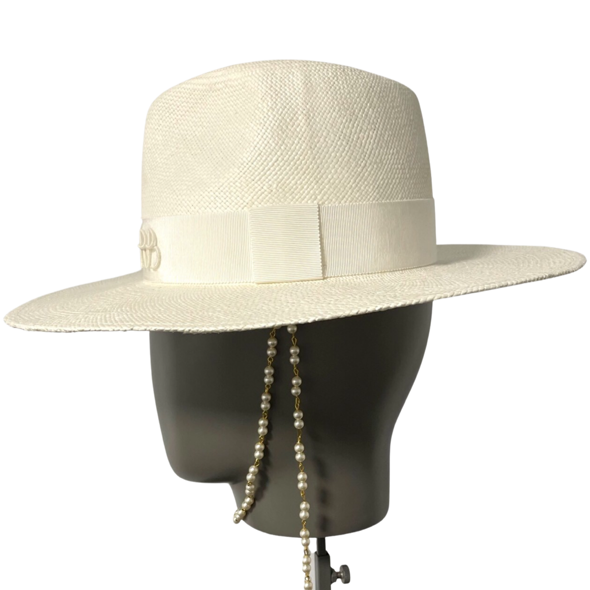 Double Chain Strap Fedora Hat